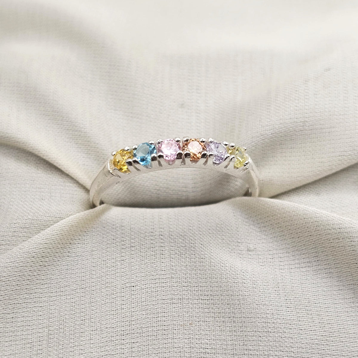 Pastel Cubic Zirconia Ring image 0