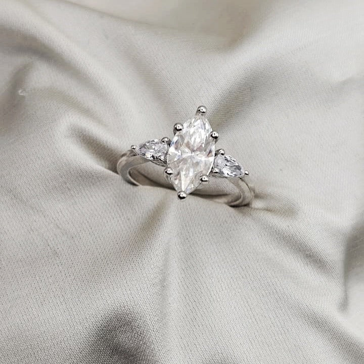 Marquise Moissanite Ring