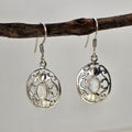 Moonstone Filigree Drop Earrings image 2