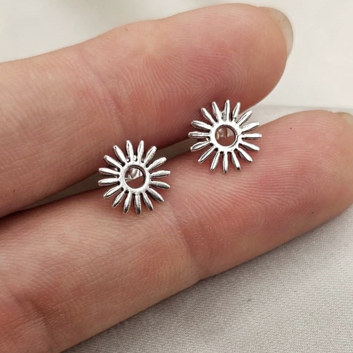 Sunburst Stud Earrings