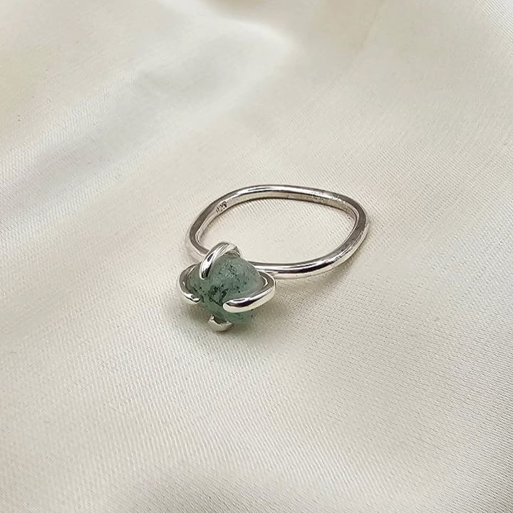 Light Green Forest Jasper Ring image 7