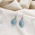 Teardrop Larimar Earrings