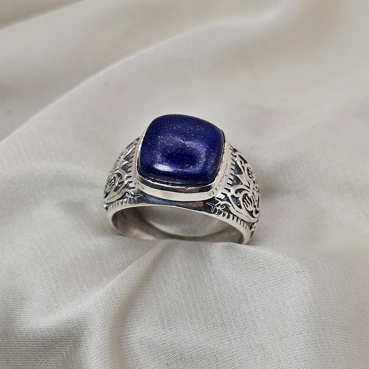 Lapis Lazuli Statement Ring