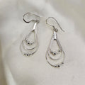 Layered Teardrop Bead Earrings image 0