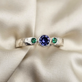 Three Stone Cubic Zirconia Ring image 0