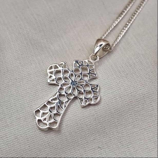 Filigree Cross Pendant