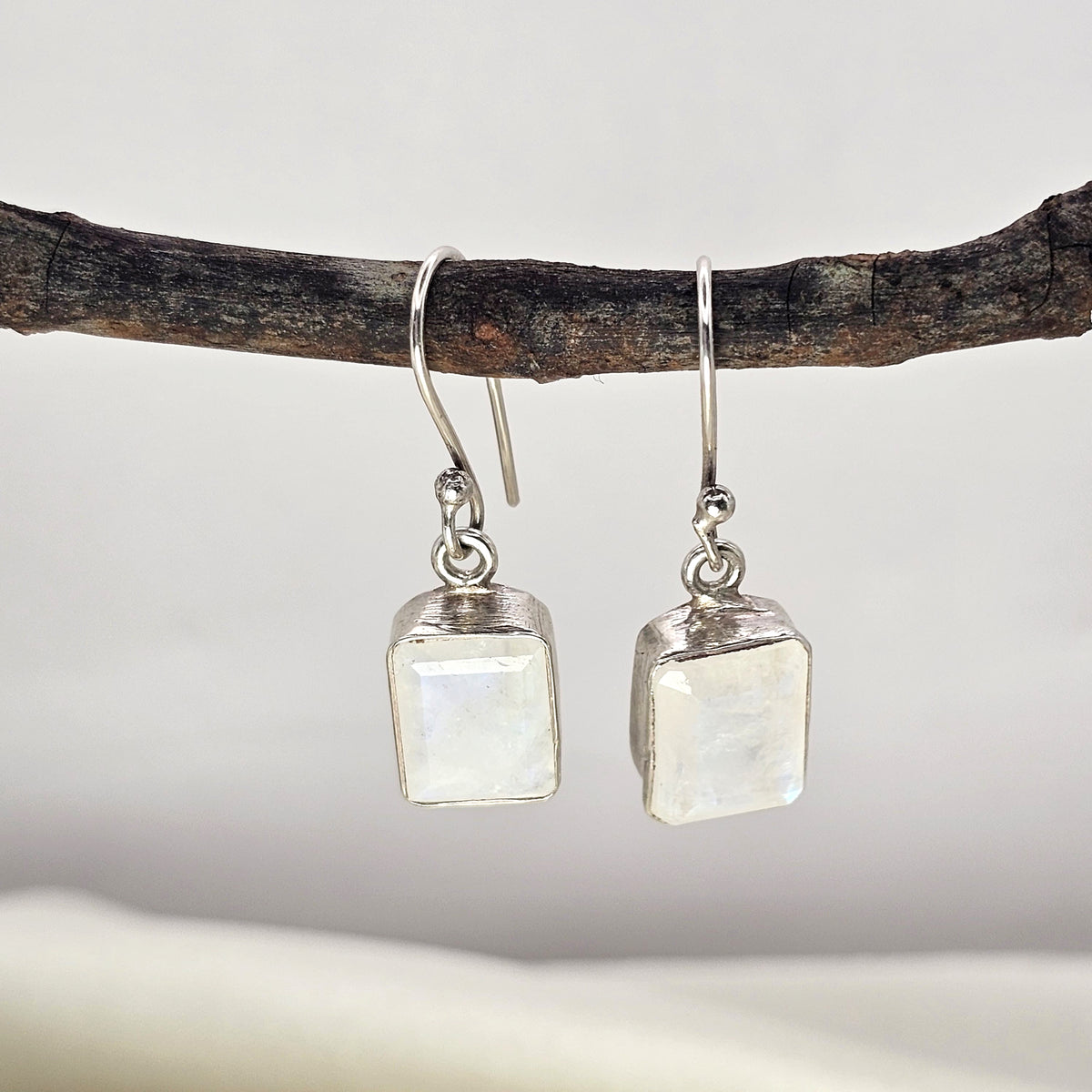 Moonstone Drop Earrings image 3