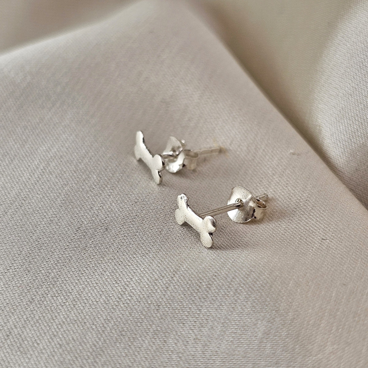 Bone Stud Earrings