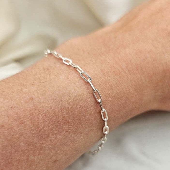 Paperclip Chain Bracelet