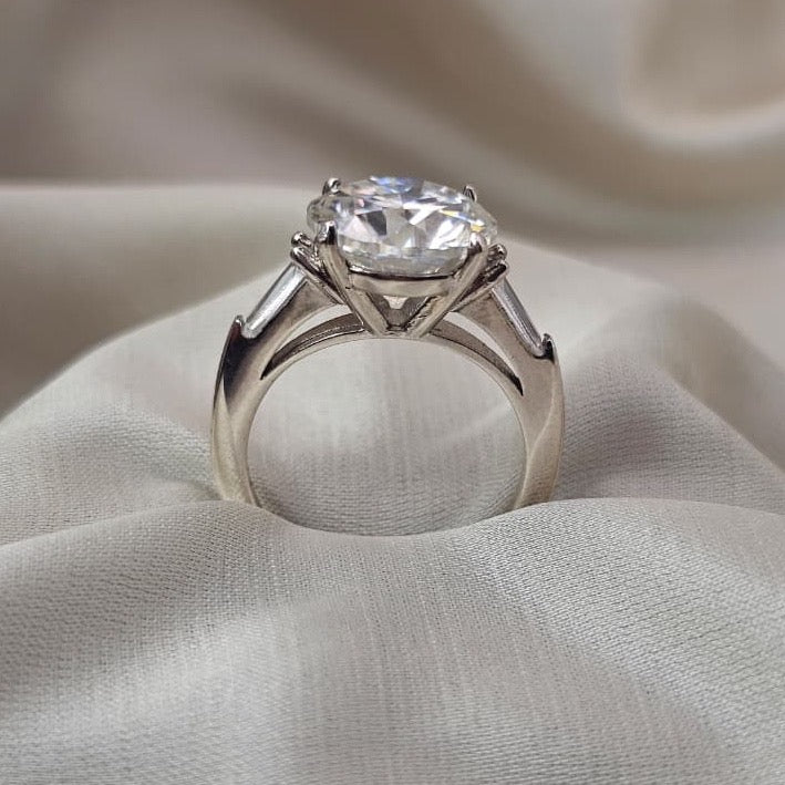 Moissanite Statement Ring