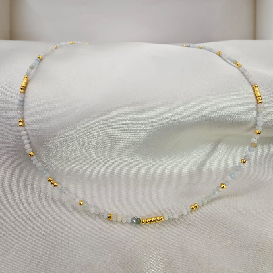 Faceted Gem Bead Necklace image 4