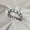 Moissanite Eternity Ring