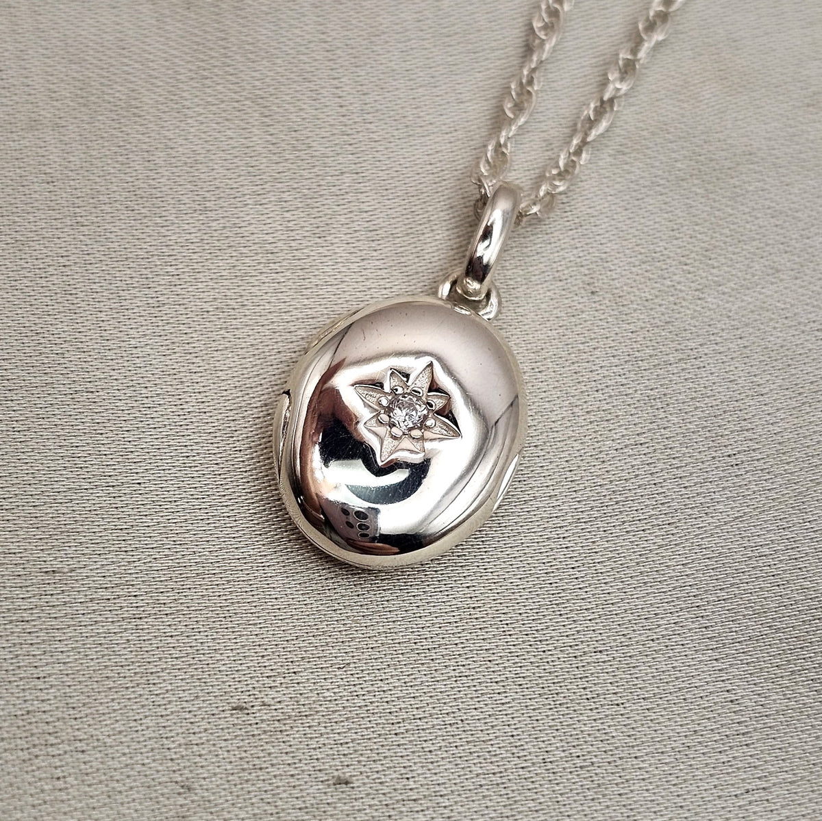Starburst Locket Pendant