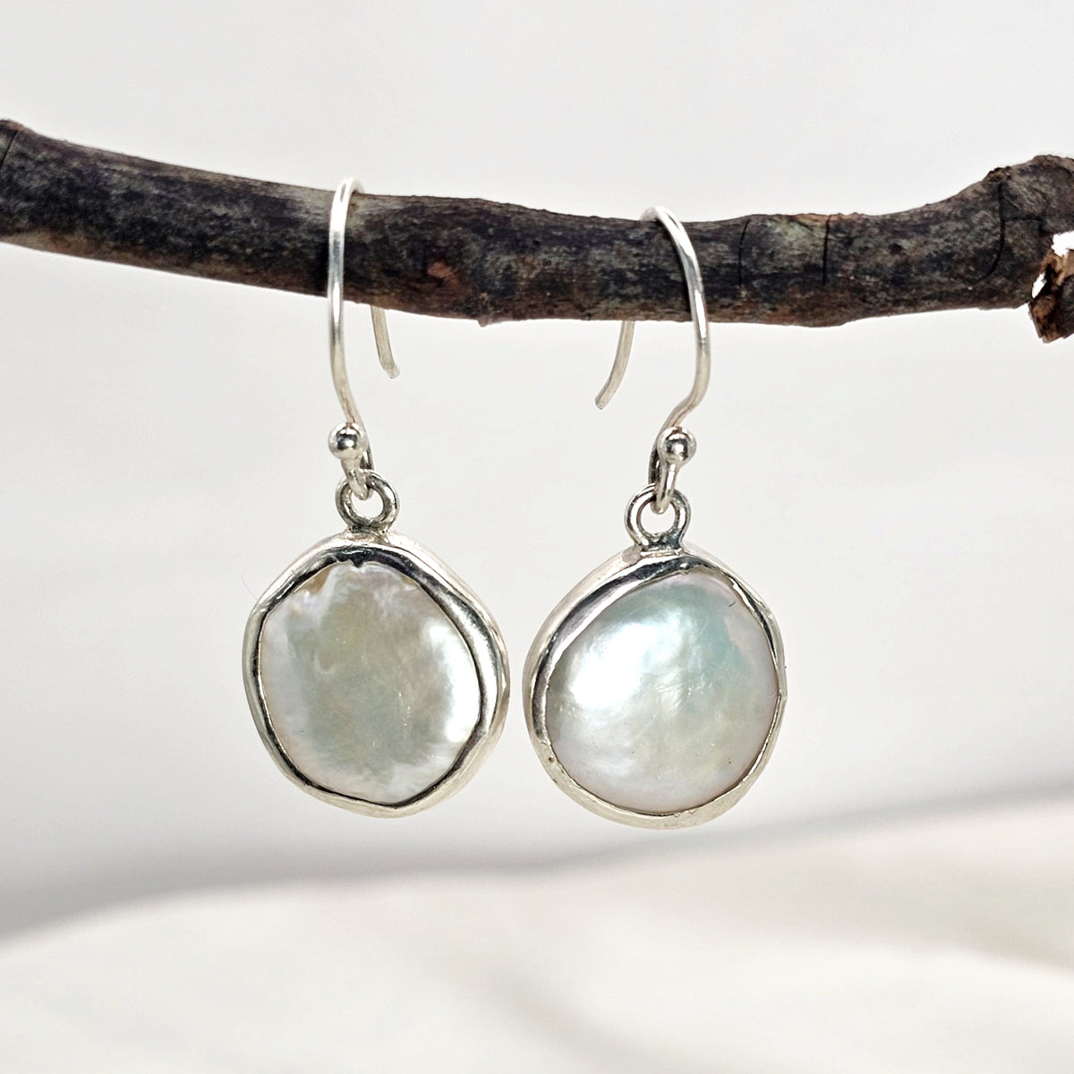 Baroque Pearl Earrings image 1