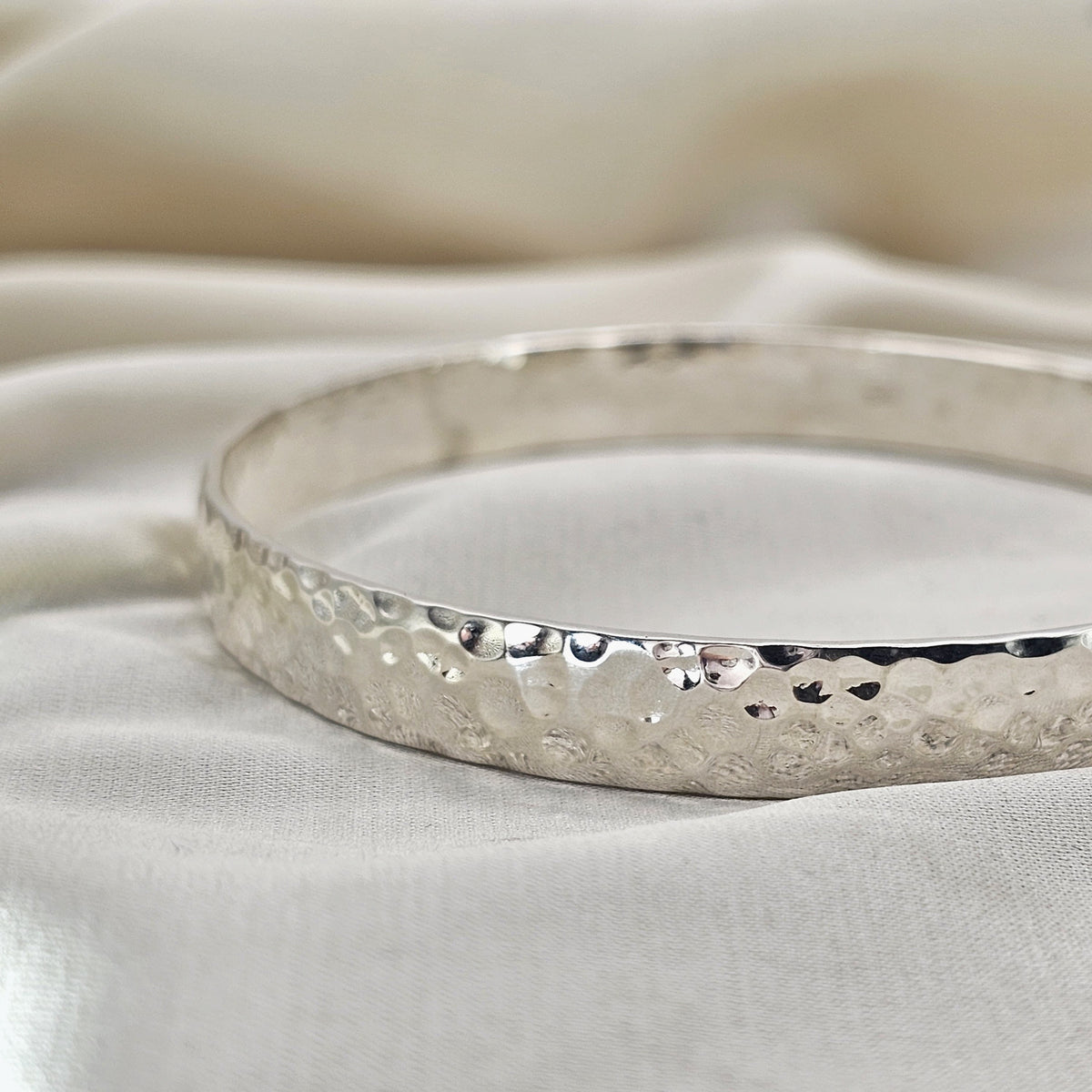 Hammered Bangle