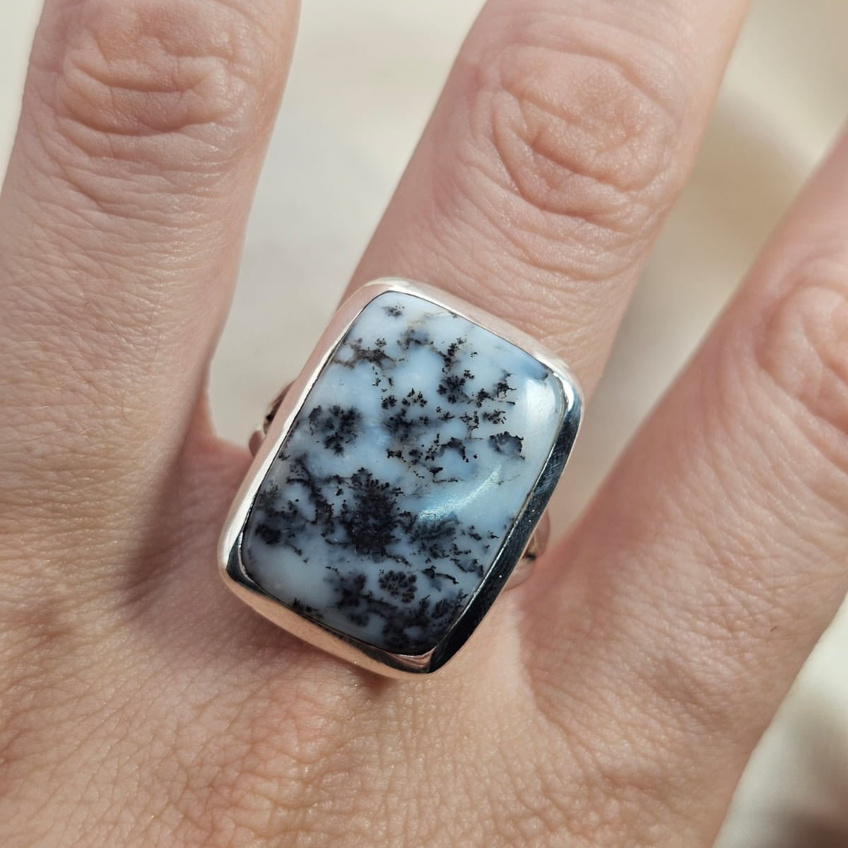 Dendritic Gemstone Statement Ring image 1