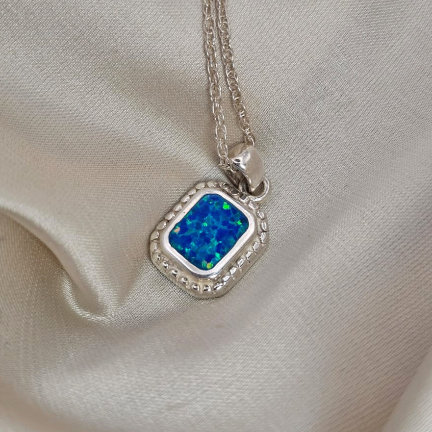 Blue Opaline Pendant image 0