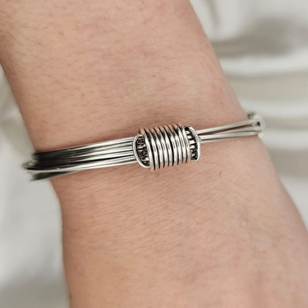 Adjustable Coil Wire Bangle image 6