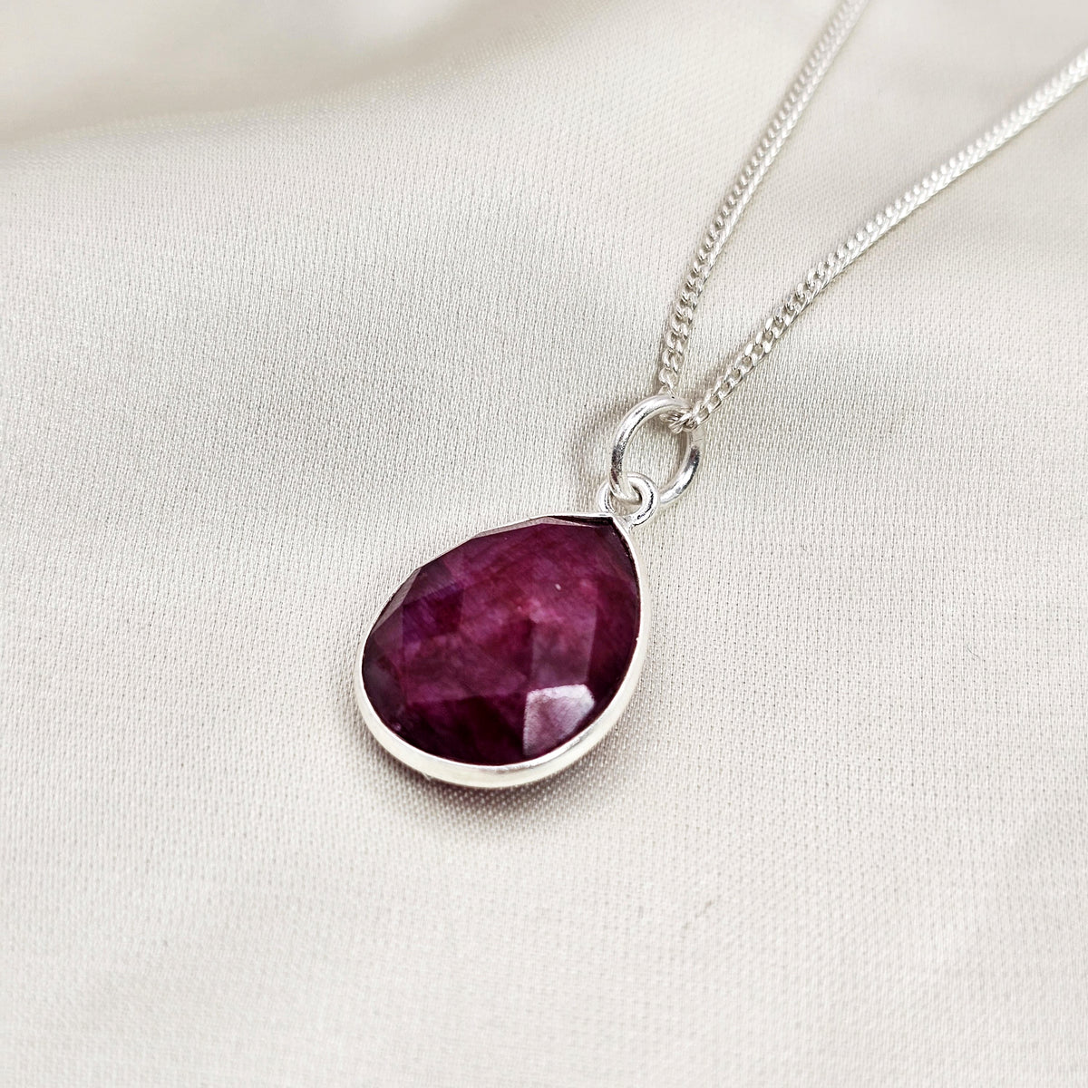 Ruby Teardrop Pendant image 0