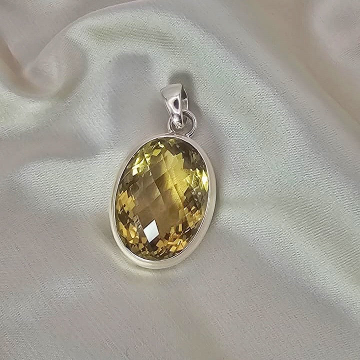Lemon Quartz Pendant