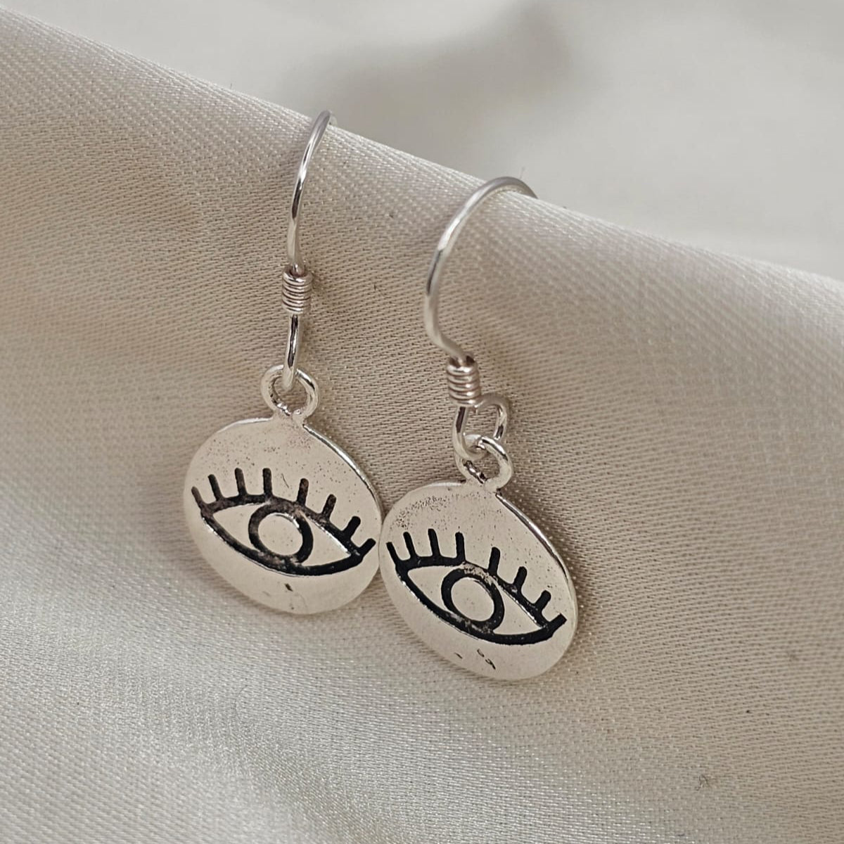 Evil Eye Drop Earrings image 3