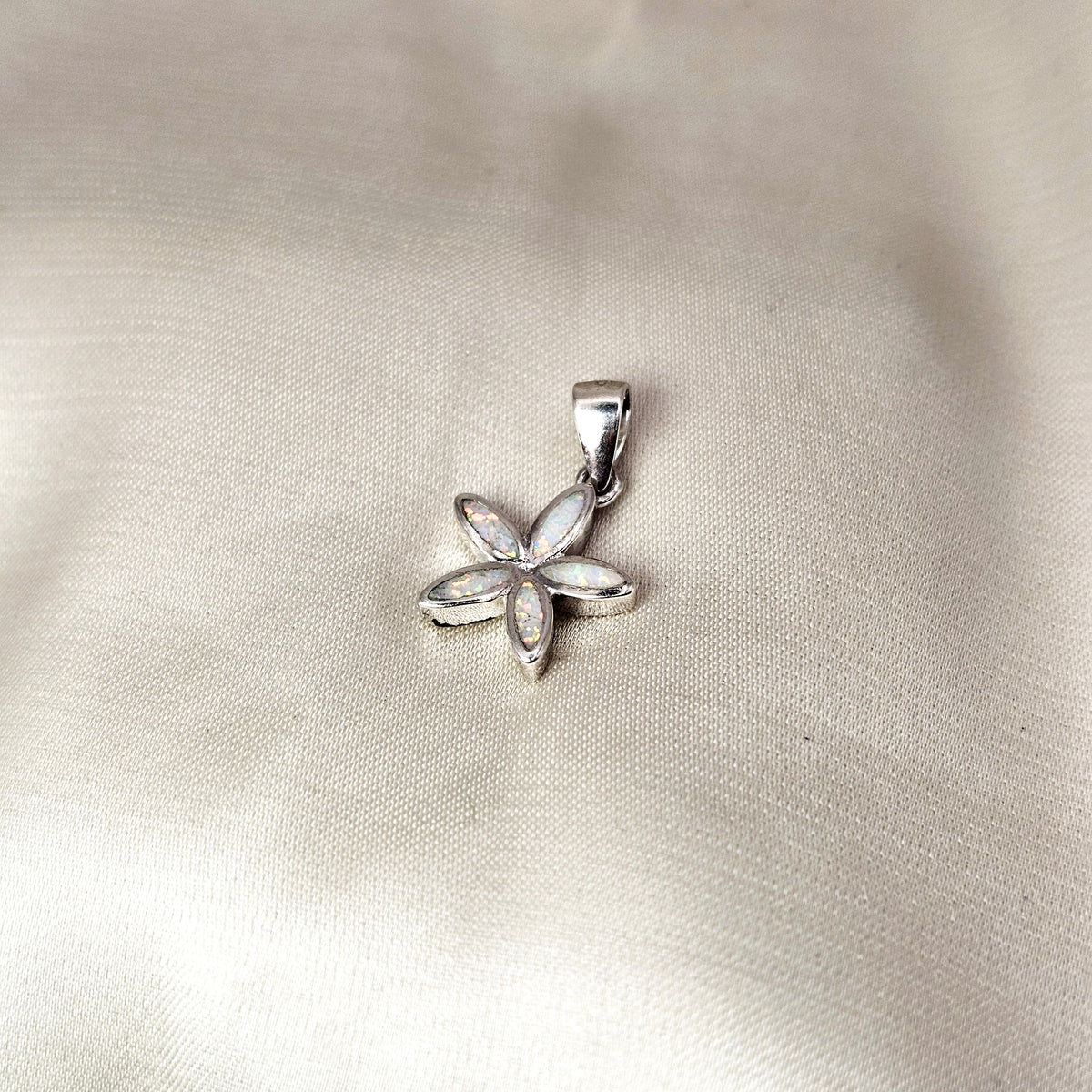 Opaline Flower Pendant image 3