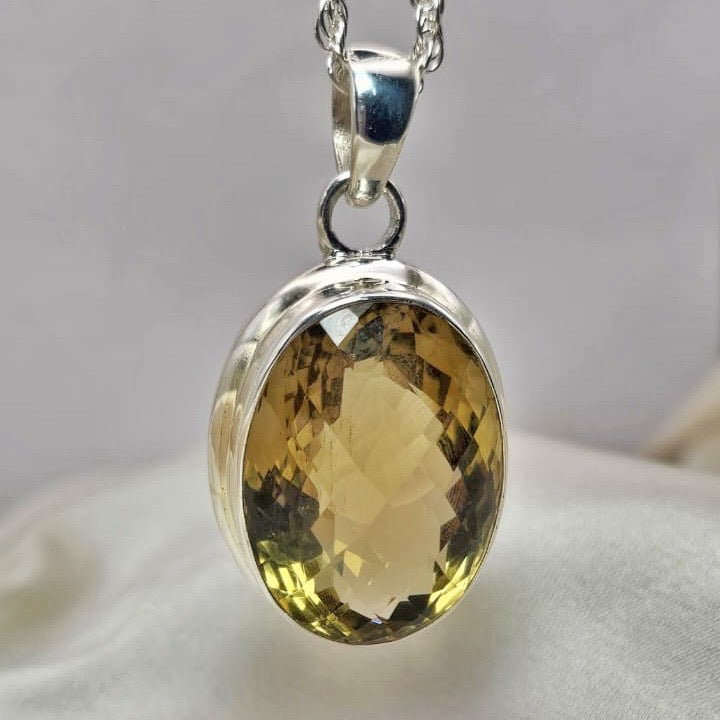 Lemon Quartz Pendant