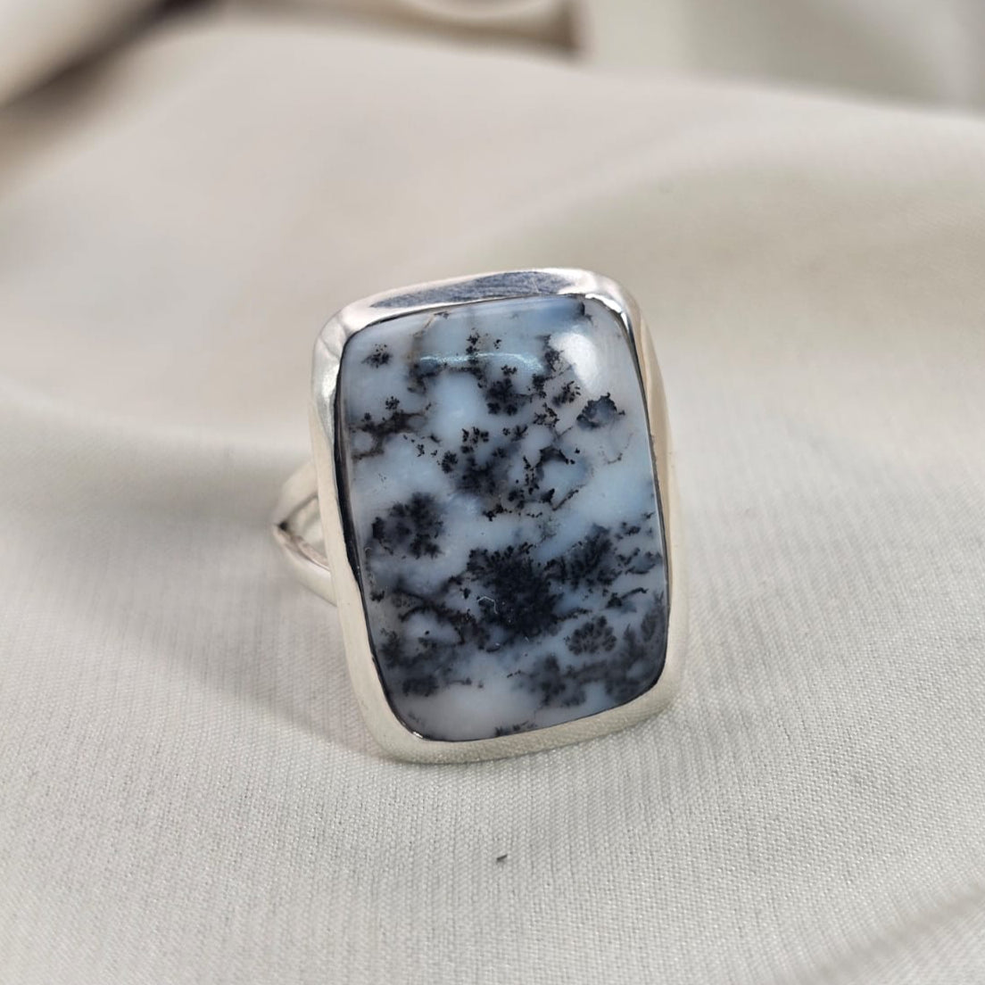 Dendritic Gemstone Statement Ring image 2