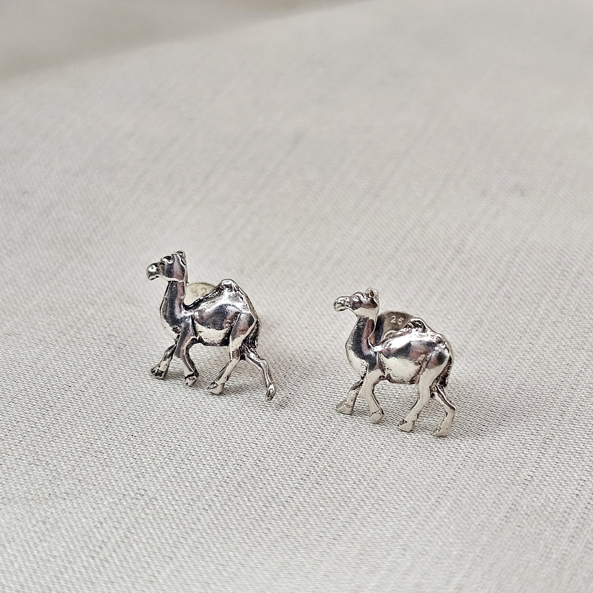 Camel Stud Earrings