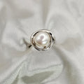 Freshwater Pearl Swirl Ring image 0
