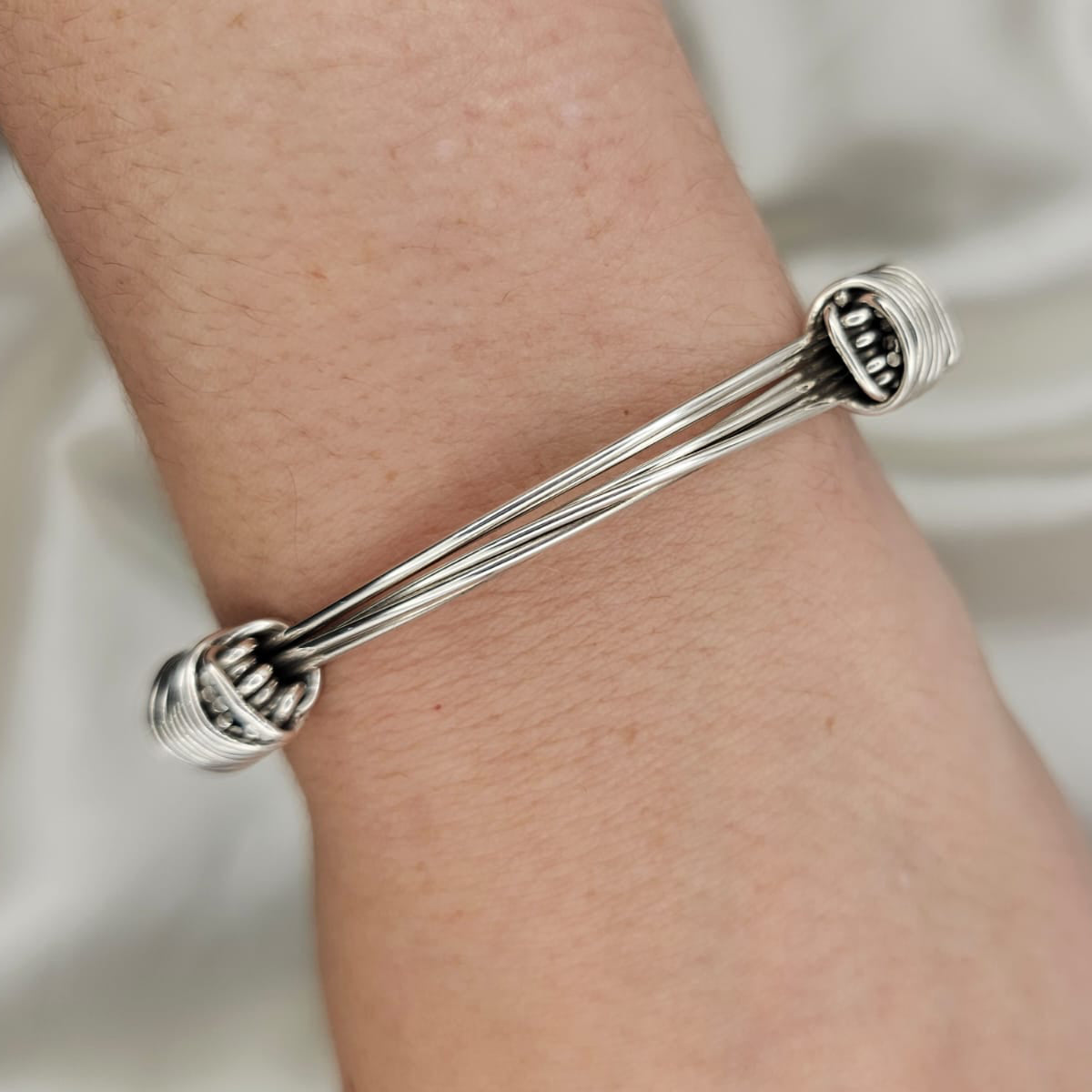 Adjustable Coil Wire Bangle image 4