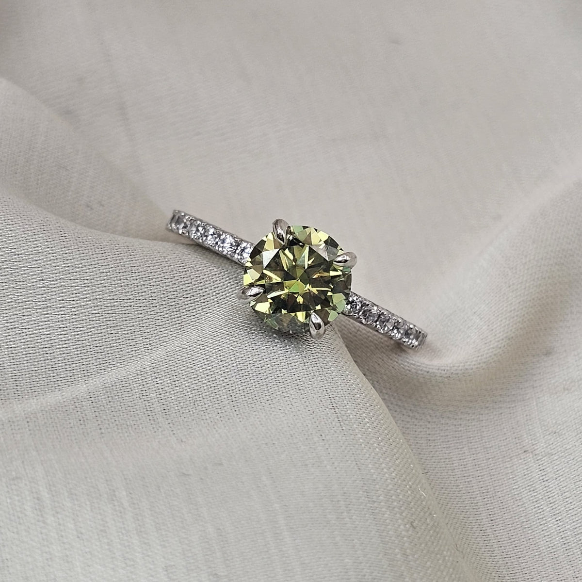 Moissanite Ring Set