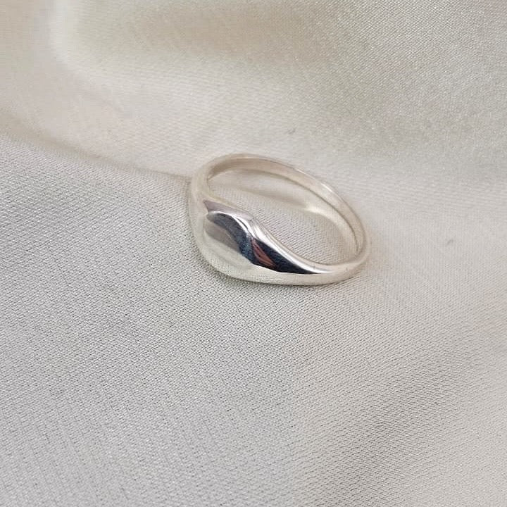 Small Domed Signet Ring