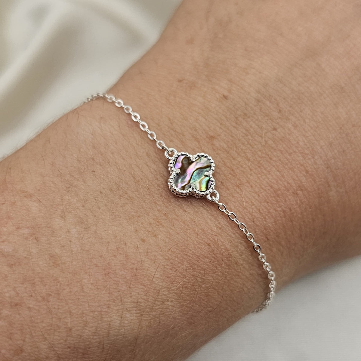 Reversible Van Cleef Style Clover Bracelet