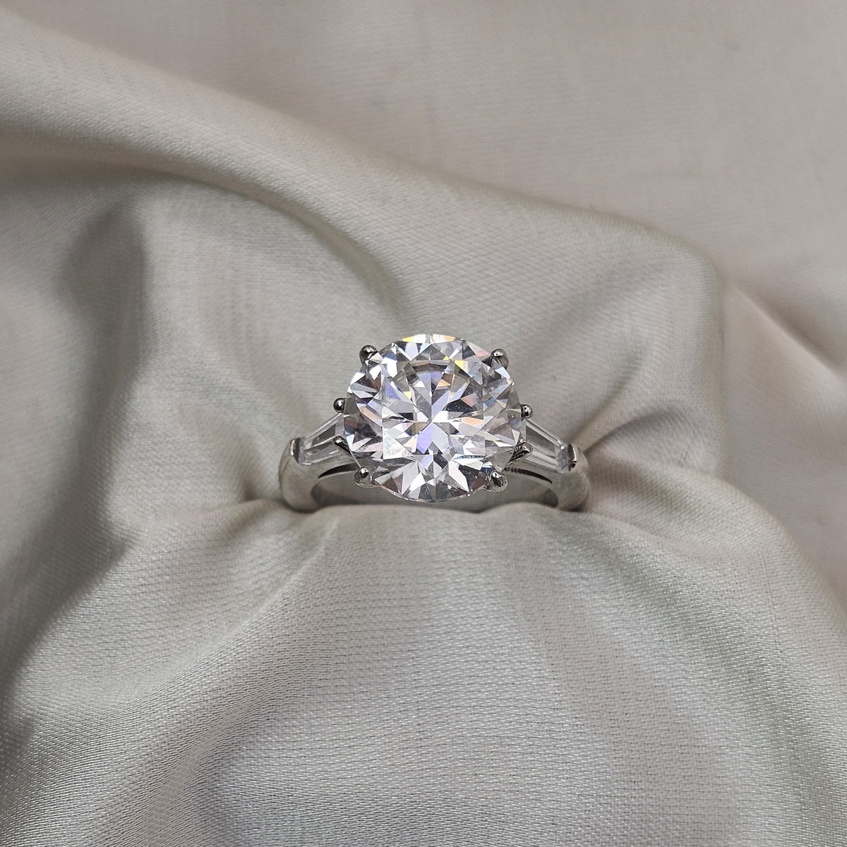 Moissanite Statement Ring
