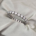 Moissanite Eternity Ring
