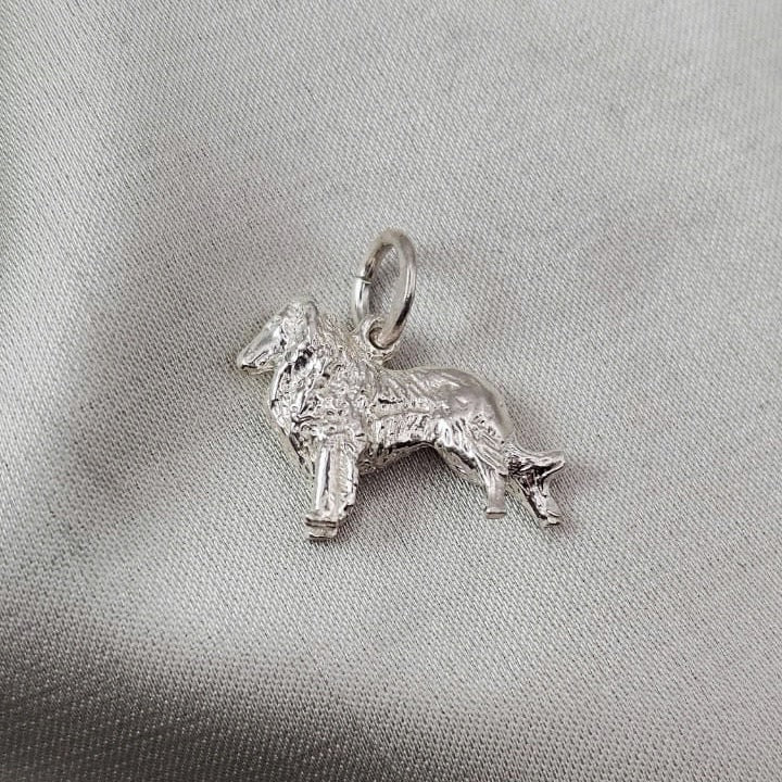 Rough Collie "Lassie" Dog Pendant