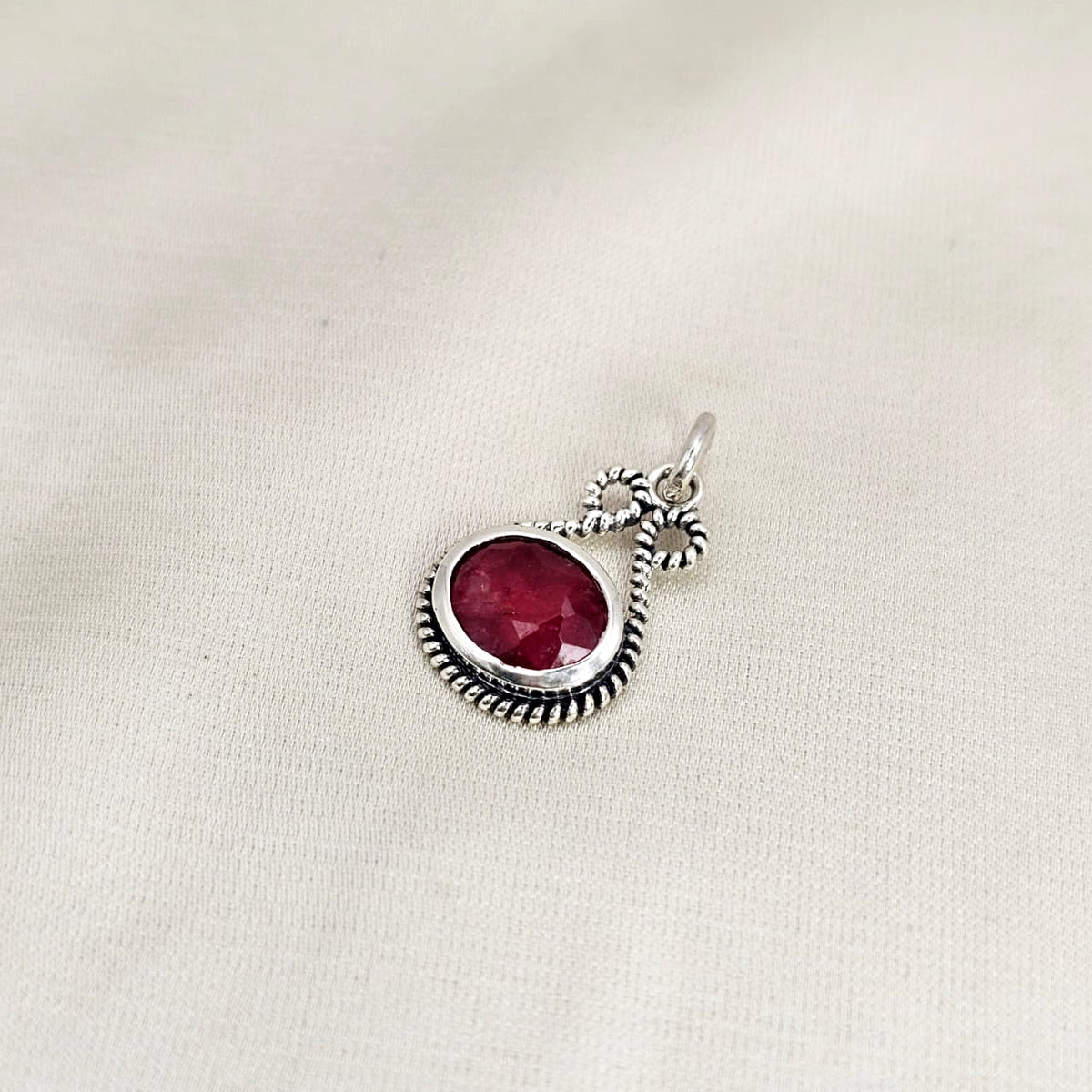 Ruby Paisley Pendant image 0