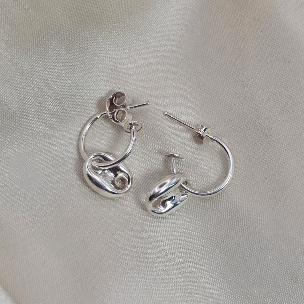 Gucci Link Hoop Earrings image 2