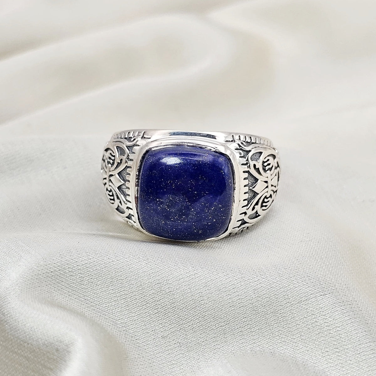 Lapis Lazuli Statement Ring
