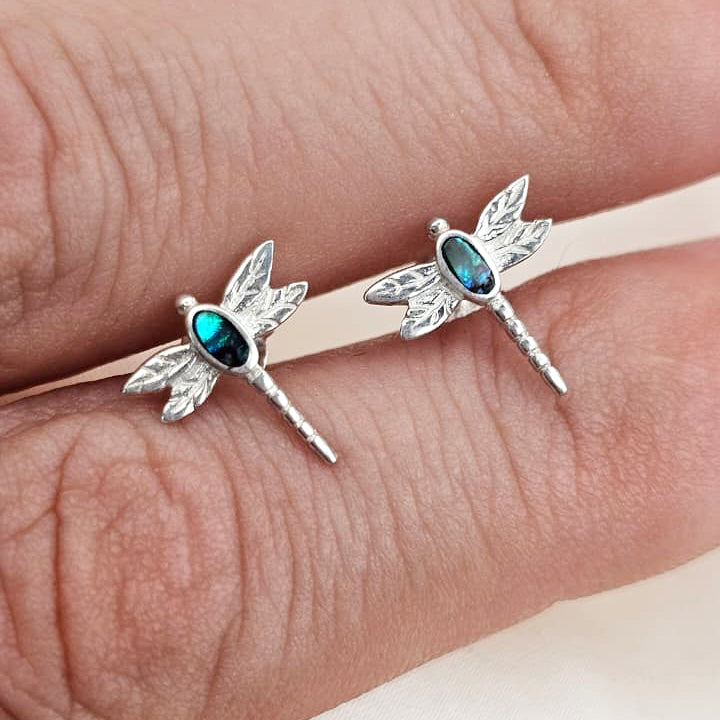 Dragonfly Stud Earrings image 1