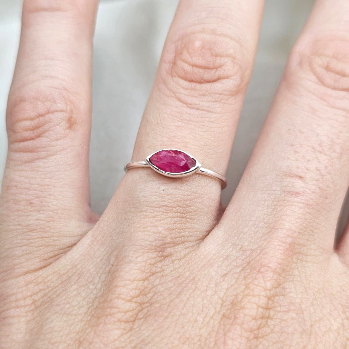 Ruby Stacking Ring