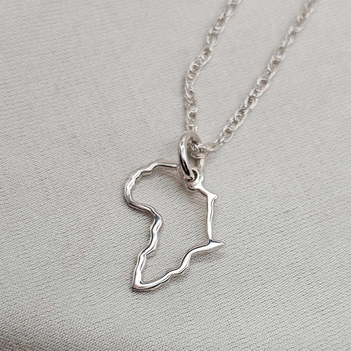 Africa Outline Pendant