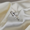 Plain Faceted Wedding Band image 0