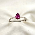 Pear Cut Ruby Ring image 0