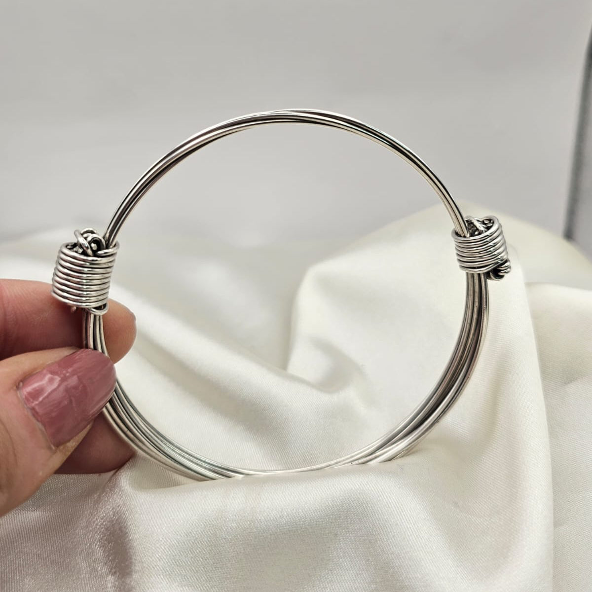 Adjustable Coil Wire Bangle image 3