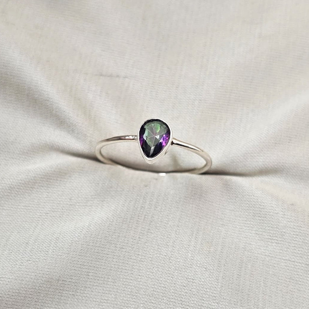 Mystic Topaz Stacking Ring