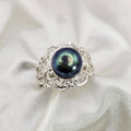 Peacock Pearl Filigree Ring image 0