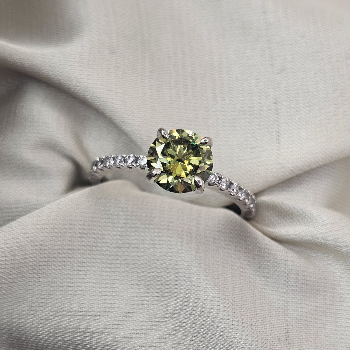 Moissanite Ring Set