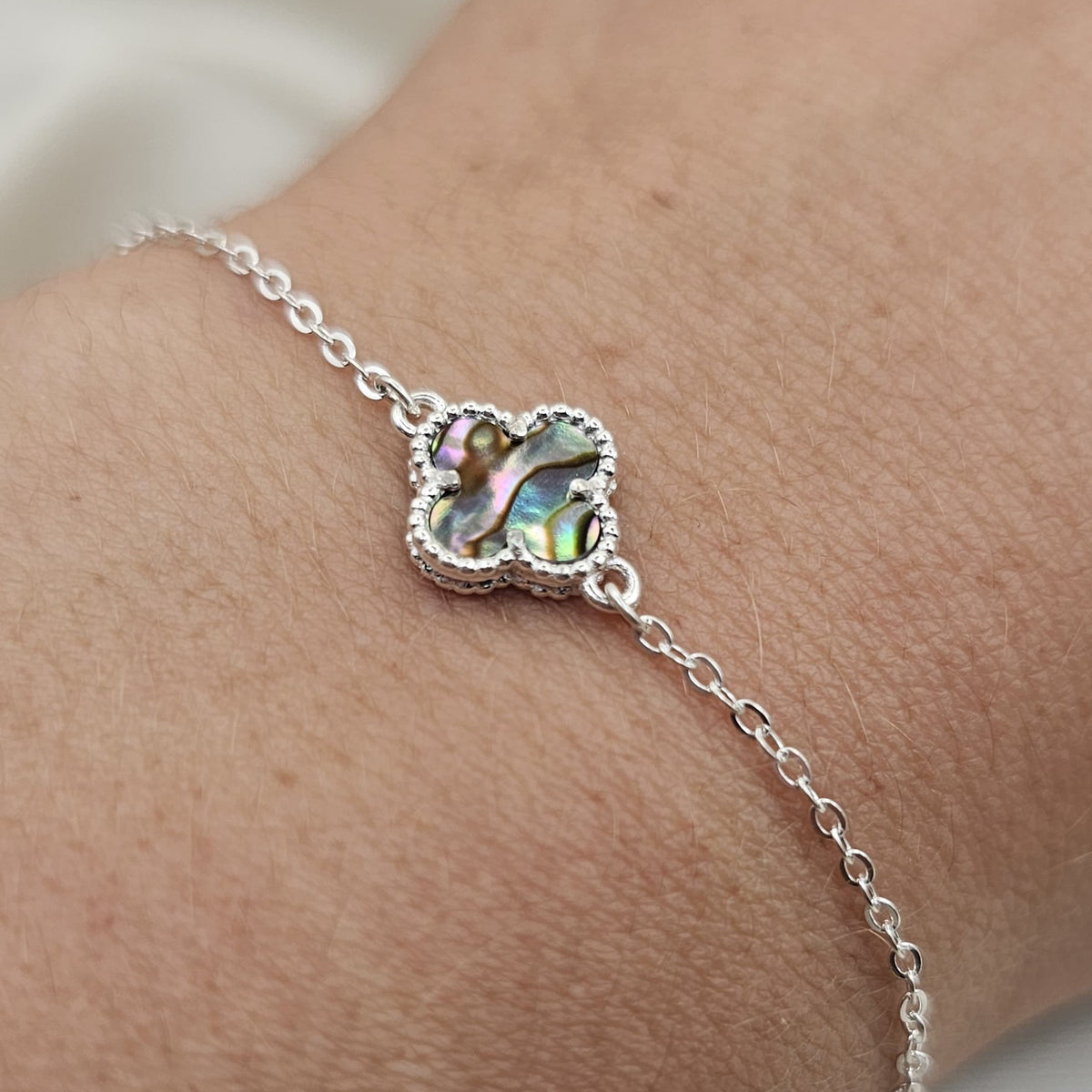 Reversible Van Cleef Style Clover Bracelet